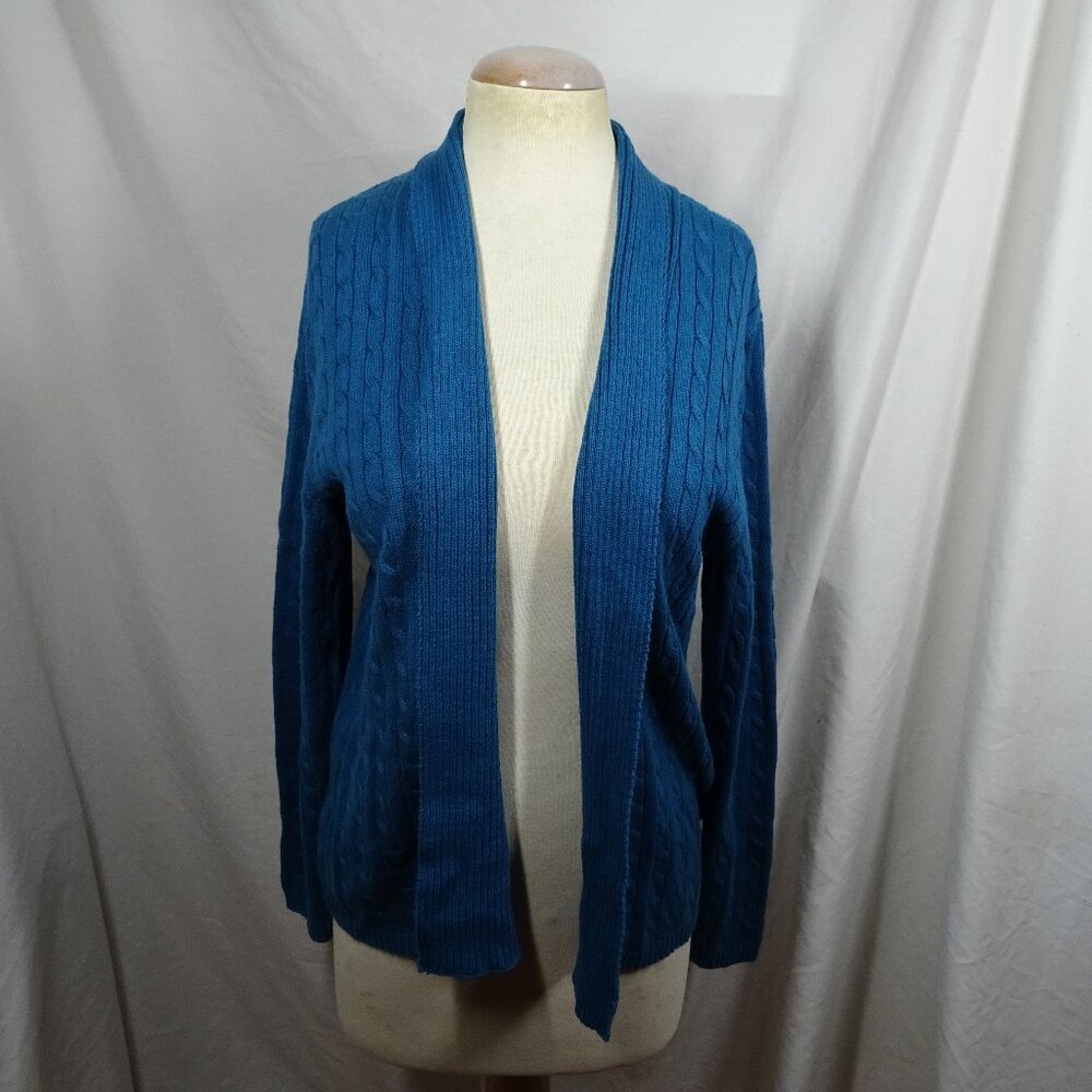 Croft & Barrow Women Lyons Blue 100% Cotton Sweater Size M